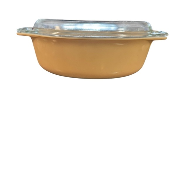 Vintage Floral Bubbles Casserole 2.5 QT Yellow Oval Original Floral Lid - Picture 4 of 8